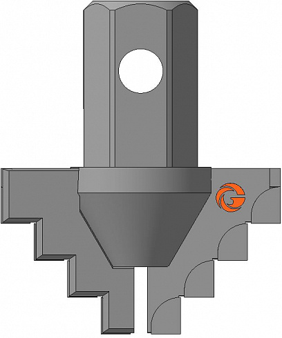Долото шнековое лопастное Д2ЛП-76.36.Ш22 фото