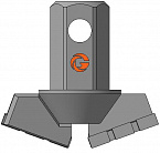 Долото шнековое лопастное ДЛЛ-65.25.Ш19