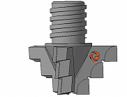 Долото шнековое лопастное Д3ЛП-85.42.Сп.28